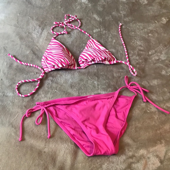 Hula Honey Swim Pink Zebra Bikini Poshmark